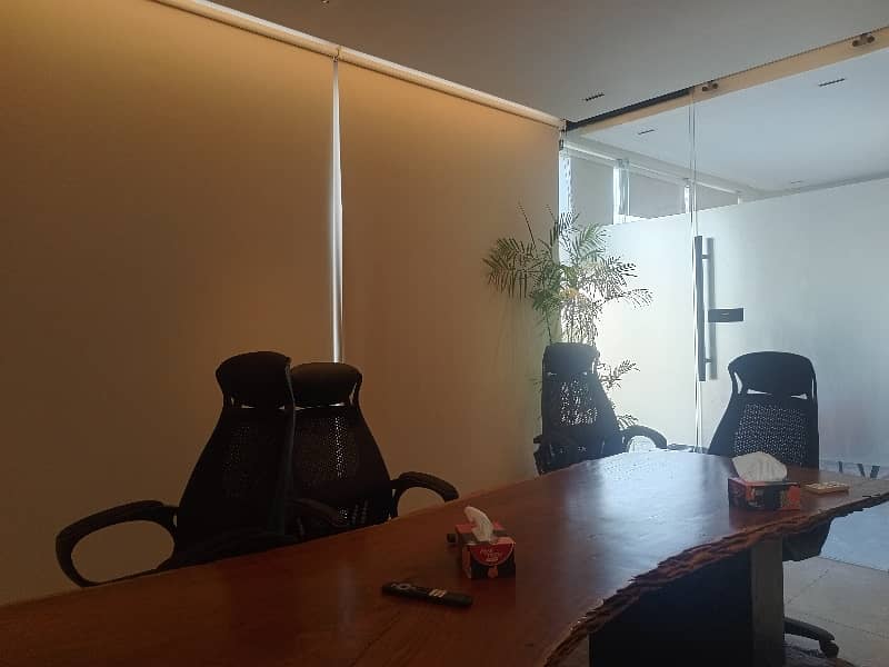 8 MARLA FURNISHED OFFICE FLOOR AVAILABLE FOR RENT FACING COURTYARD 11