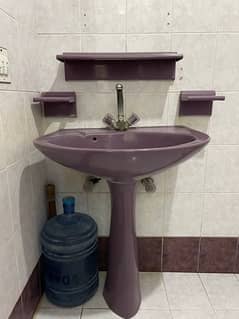 Master Wash Basin Purple Colour