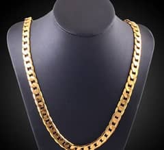 Golden stainless steel chain