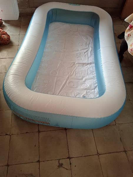 kids one bed size swimming pool with free air pump 4