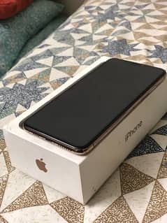 Iphone xs max 256 gb gold color with box