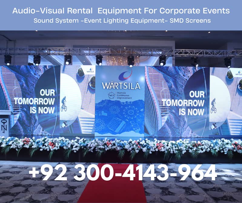 SMD Screens | Sound System  | OB Setup | Truss & Lights for rent 14