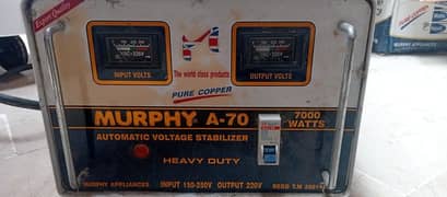 MURPHY Automatic voltage stabilizer