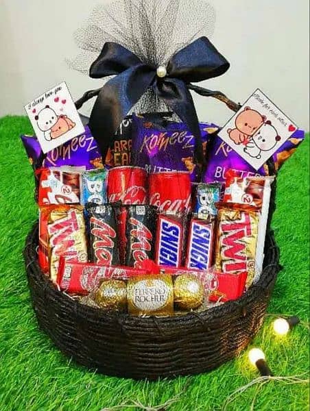 Personalised gifts Anniversary Birthday Gift Basket or Box 03008010073 3
