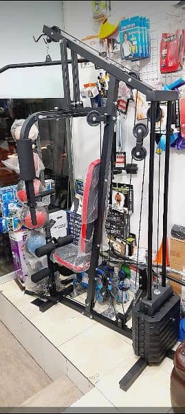 Home gym for home use . A machine included all exercise . 1