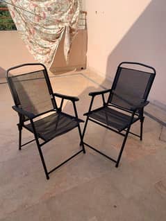 2pcs Outdoor folding chair