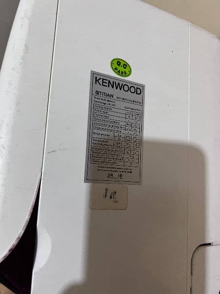 AC 100% original 1.5 town Kenwood non inverter 2
