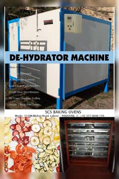 "DEHYDRATOR MACHINE FOR FRUITS/VEGETABLES DRYING/DEHYDRATED"