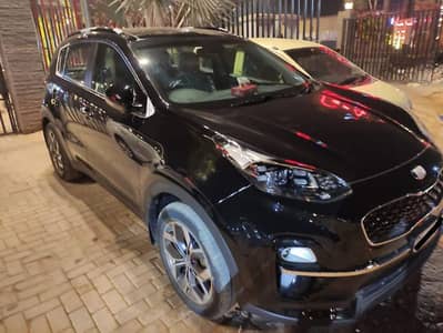 brand new Kia Sportage available for rent black