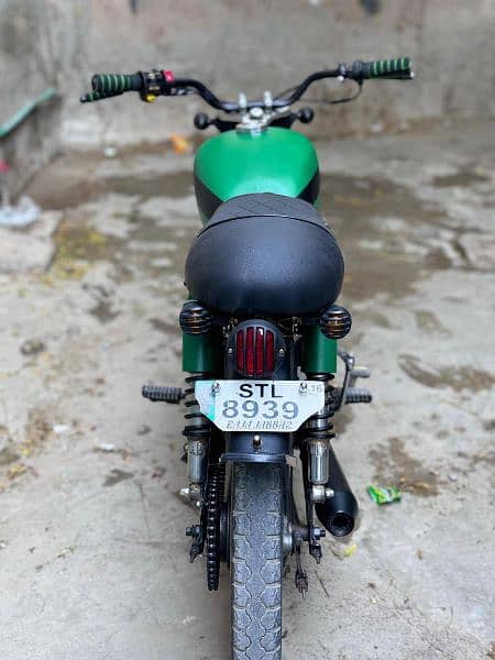 Cafe racer mate green color fully modified 10/10 condition 6