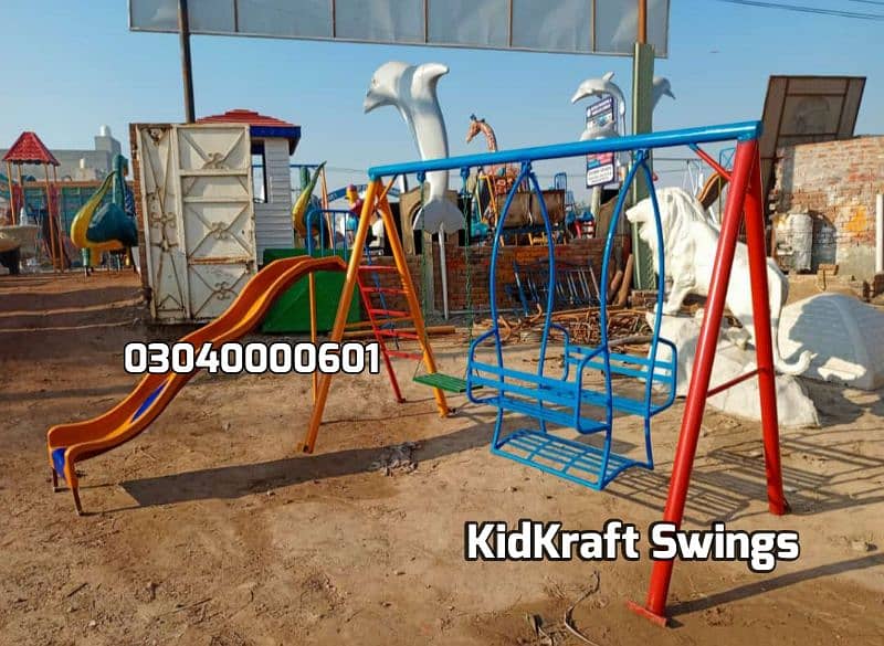 Slide, Swings, Kids rides, jhoola, Spring rider, jungle gym, Toys 10