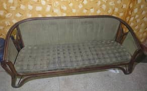 5 seater Sheesham wooden Sofa 0