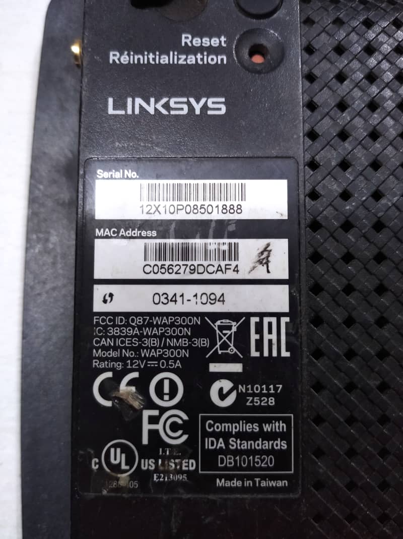 Linksys Wireless N Access Point 300Mbps 3