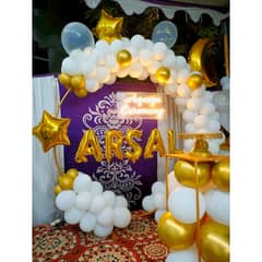 Birthday Decoration | Aqeeqah Decoration | Surprise | Customize Theme