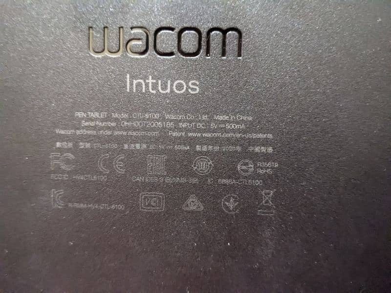 wacom 6100 drawing pen tablet medium size 2