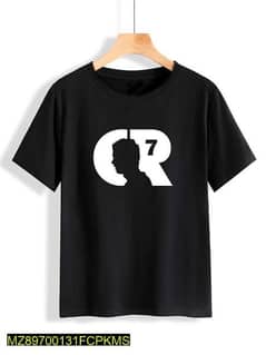 unisex cotton printed T shirt : CR7 0