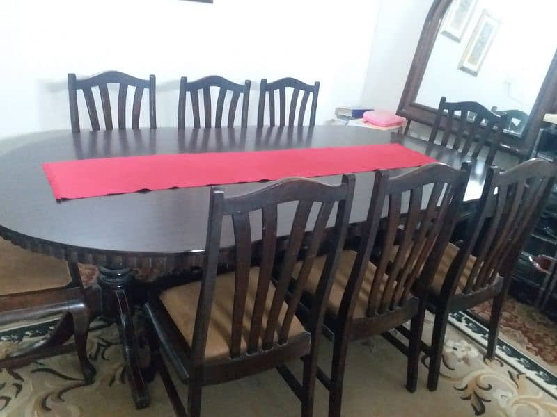 Dining table with 8 chairs 1