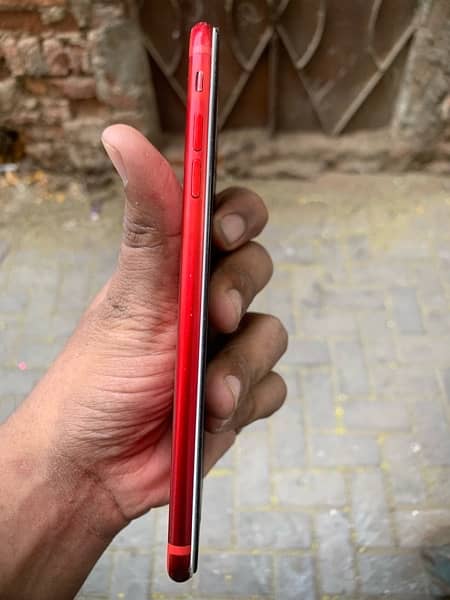 iphone 7plus 128 gb PTA Approved Red Colour Panel Change 4