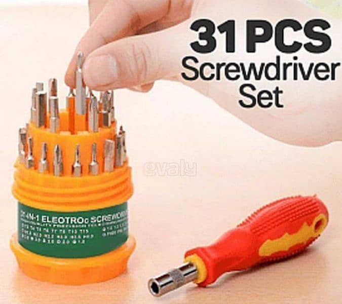 Spare parts 31 PCS stainless Steel screw driver set 0