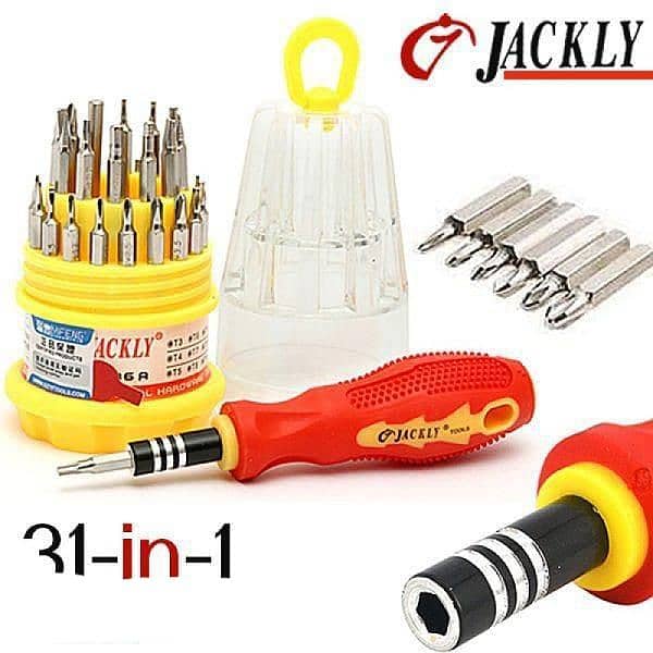 Spare parts 31 PCS stainless Steel screw driver set 1