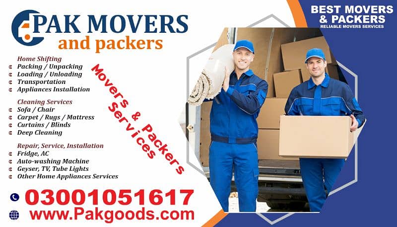 Faisalabad Movers and Packers, Home Shifting  Cargo, Goods Transport 2