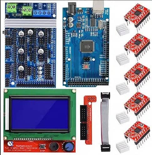 3D Printer Kit RAMPS 1.4 Controller + Mega 2560 board + 5pcs A4988 St 0