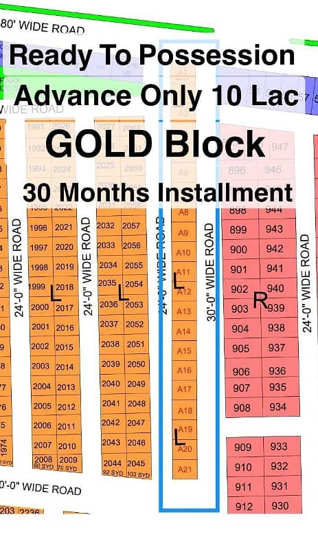80 SQYARDS SINGLE BELT GOLD BLOCK NORTH TOWN RESIDENCY PHASE 1 0