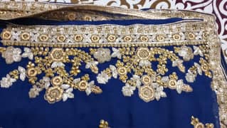 New saree safoon blue color