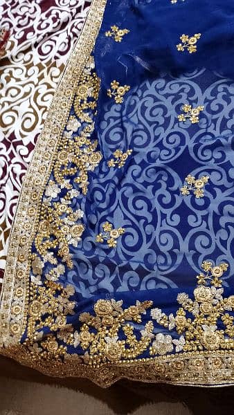 saree safoon blue color 6