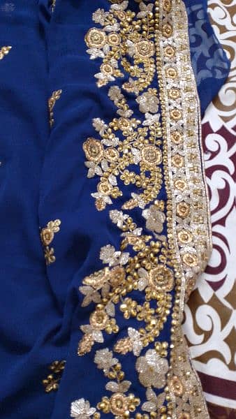 saree safoon blue color 7
