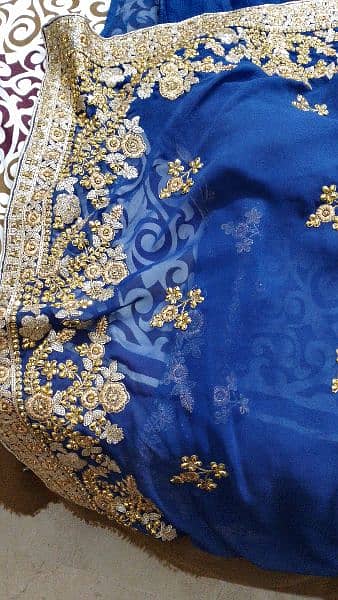 saree safoon blue color 8