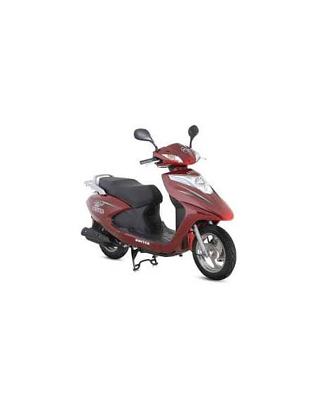 United  100 CC Scooty,2020 model Self Start + kick start, 4 stroke 0