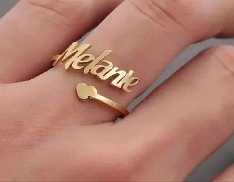 Signature Style Custom Name Ring 9