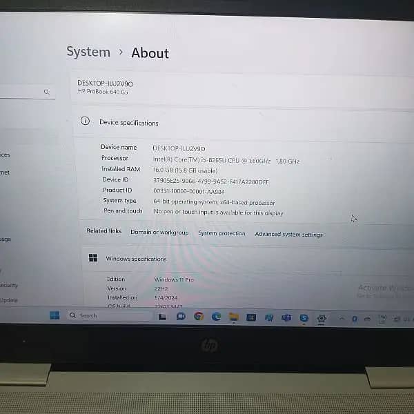 HP 650 G5 ProBook - Core i5 8th Gen 1