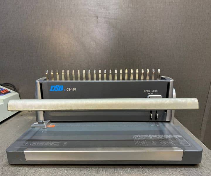 DSB CB-180 Comb Spiral Binding Machine 2