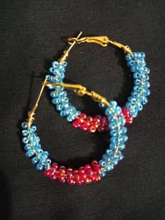 beautiful earrings and bracelet