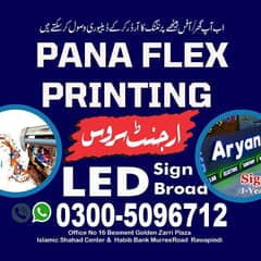 panaflex printing //3D LED sign board