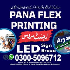 Panaflex printing //3D LED sign board