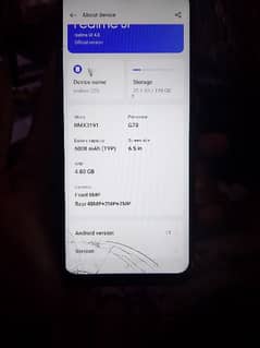 realme c25s. 4.128 with box . original charger 0