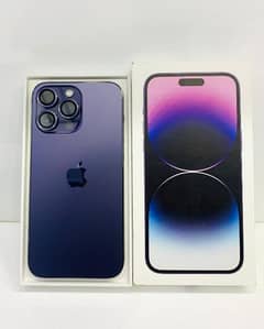 iphone 14 pro max 256GB JV complete box deep purple 0