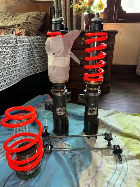 HKS coilovers with t-links for vitz 2014 and above 1
