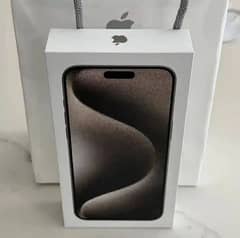 iPhone 15 pro 256gb Box Pack | Natural Titanium