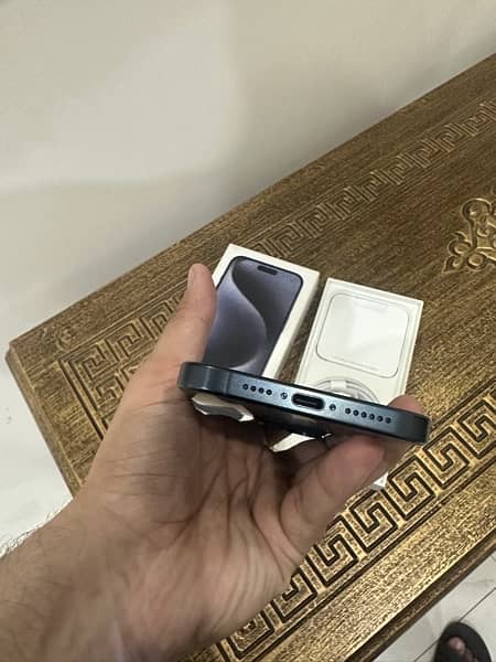 Iphone 15 Pro Max Blue Titanium 4