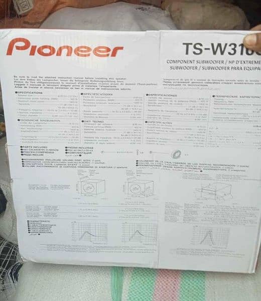 new imported Pioneer s4 woofer 1