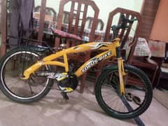 IMPOTED CYCLE 20 INCH FOR SALE IN YELLOW COLOUR FRAME