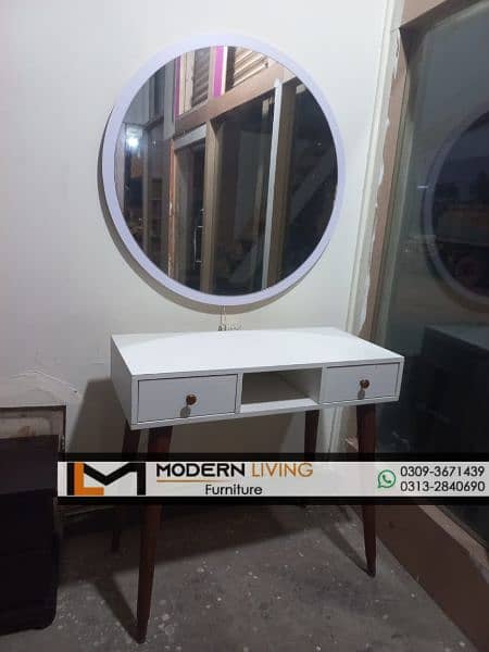 Stylish Console table round mirror best quality 5
