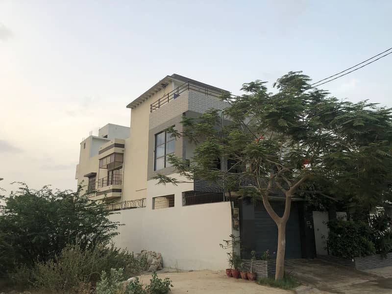 300 Yards House on VIP Jauhar Block Main University Road 16