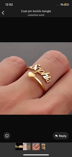 customised ring