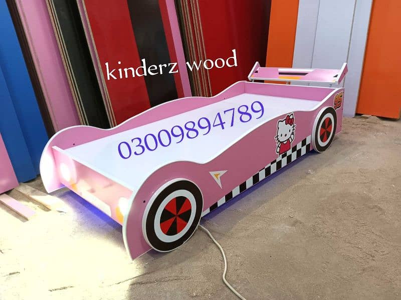 kids bed | kids furniture | car bed | cupboard | wardrobe | Almari | 1