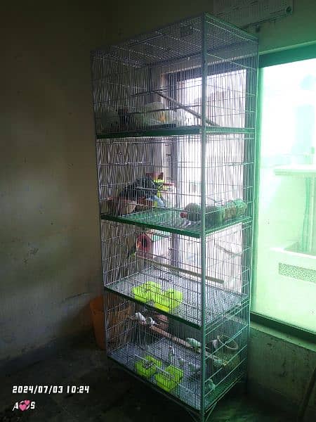 birds cage 4 racks. 2